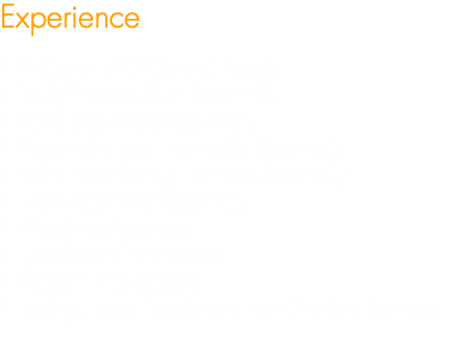 Experience • PLC and VFD Control Panels • Fuel/Process Skid Assembly • PDC and MCC Assembly • Pneumatic and Hydraulic Assembly • Wire and Cable Harness Assembly • Test Equipment Assembly • Machine Assembly • Test Bench Fabrication • Custom Fabrication • Testing, Issue Resolution, and Start-up Services 